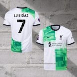 Liverpool Player Luis Diaz Away Shirt 2023-2024