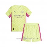Manchester City Goalkeeper Shirt 2023-2024 Kid Green