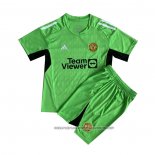 Manchester United Home Goalkeeper Shirt 2023-2024 Kid