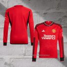 Manchester United Home Shirt 2023-2024 Long Sleeve