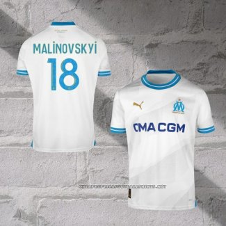 Olympique Marseille Player Malinovskyi Home Shirt 2023-2024