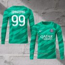 Paris Saint-Germain Player Donnarumma Goalkeeper Shirt 2023-2024 Long Sleeve Green