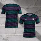 Real Madrid Shirt Pre-Match 2022 Green and Purpura