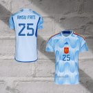 Spain Player Ansu Fati Away Shirt 2022