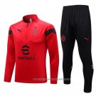 Sweatshirt Tracksuit AC Milan 2022-2023 Red