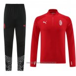 Sweatshirt Tracksuit AC Milan 2023-2024 Dark Red