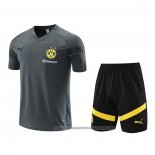 Tracksuit Borussia Dortmund 2022-2023 Short Sleeve Grey - Shorts