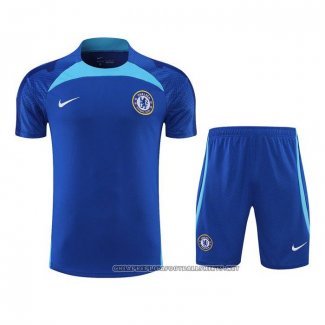 Tracksuit Chelsea 2022-2023 Short Sleeve Blue - Shorts