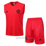 Tracksuit Flamengo 2023-2024 Without Sleeves Red