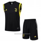 Tracksuit Juventus 2023-2024 Without Sleeves Black