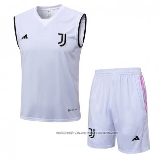 Tracksuit Juventus 2023-2024 Without Sleeves White