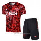 Tracksuit Manchester United 2023-2024 Short Sleeve Red - Shorts