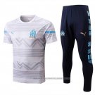 Tracksuit Olympique Marseille 2022-2023 Short Sleeve Grey