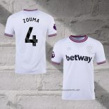 West Ham Player Zouma Away Shirt 2023-2024