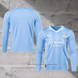 Manchester City Home Shirt 2023-2024 Long Sleeve