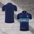 Olympique Marseille Shirt Polo 2022-2023 Blue Marino
