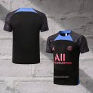 Paris Saint-Germain Jordan Training Shirt 2022-2023 Black and Blue