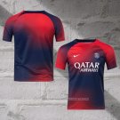 Paris Saint-Germain Shirt Pre-Match 2023 Blue and Red