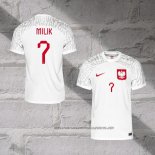 Poland Player Milik Home Shirt 2022