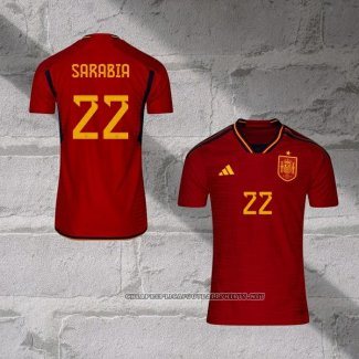 Spain Player Sarabia Home Shirt 2022