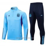 Sweatshirt Tracksuit Argentina 2022-2023 Light Blue