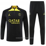 Sweatshirt Tracksuit Paris Saint-Germain Jordan 2022-2023 Black