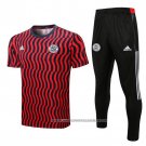 Tracksuit Bayern Munich 2022 Short Sleeve Red