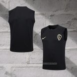 Corinthians Training Shirt 2023-2024 Without Sleeves Black