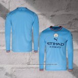 Manchester City Home Shirt 2022-2023 Long Sleeve