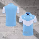 Olympique Marseille Shirt Polo 2022-2023 Blue and White