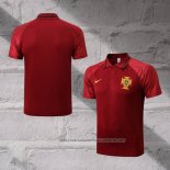 Portugal Shirt Polo 2022-2023 Red