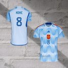 Spain Player Koke Away Shirt 2022