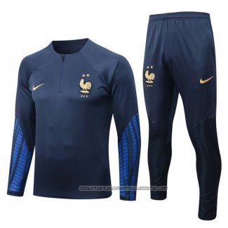 Sweatshirt Tracksuit France 2022-2023 Blue