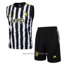 Tracksuit Juventus 2023-2024 Without Sleeves Black and White