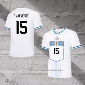 Uruguay Player F.Valverde Away Shirt 2022