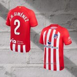 Atletico Madrid Player J.M.Gimenez Home Shirt 2023-2024