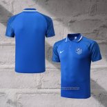 Atletico Madrid Shirt Polo 2022-2023 Blue Oscuro