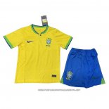 Brazil Home Shirt 2022 Kid