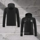 Chaqueta con Capucha del Barcelona 2022-2023 Black