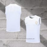 Corinthians Training Shirt 2023-2024 Without Sleeves White