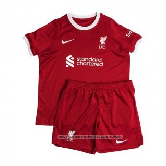 Liverpool Home Shirt 2023-2024 Kid