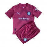 Manchester City Goalkeeper Shirt 2022-2023 Kid Red