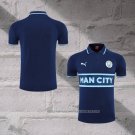 Manchester City Shirt Polo 2022-2023 Blue Marino