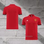 Manchester United Shirt Polo 2023-2024 Red