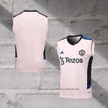 Manchester United Training Shirt 2023-2024 Without Sleeves Rosa