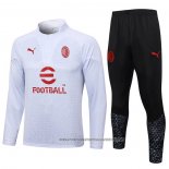 Sweatshirt Tracksuit AC Milan 2023-2024 White