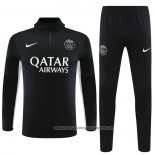 Sweatshirt Tracksuit Paris Saint-Germain 2023-2024 Kid Black