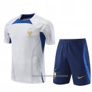 Tracksuit France 2022-2023 Short Sleeve White - Shorts