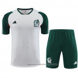 Tracksuit Mexico 2023-2024 Short Sleeve White - Shorts