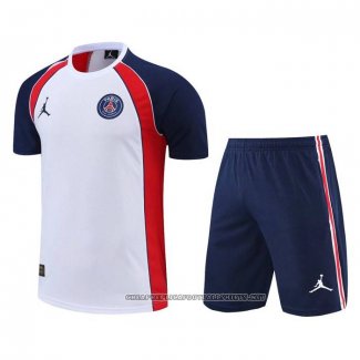 Tracksuit Paris Saint-Germain Jordan 2022-2023 Short Sleeve White - Shorts